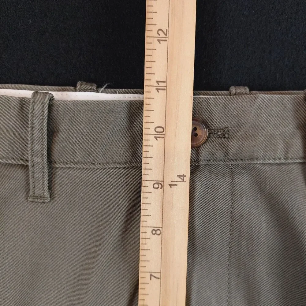 J. Crew Factory Straight-fit Flex Chino Pants Men's 34x30 Green NWT
